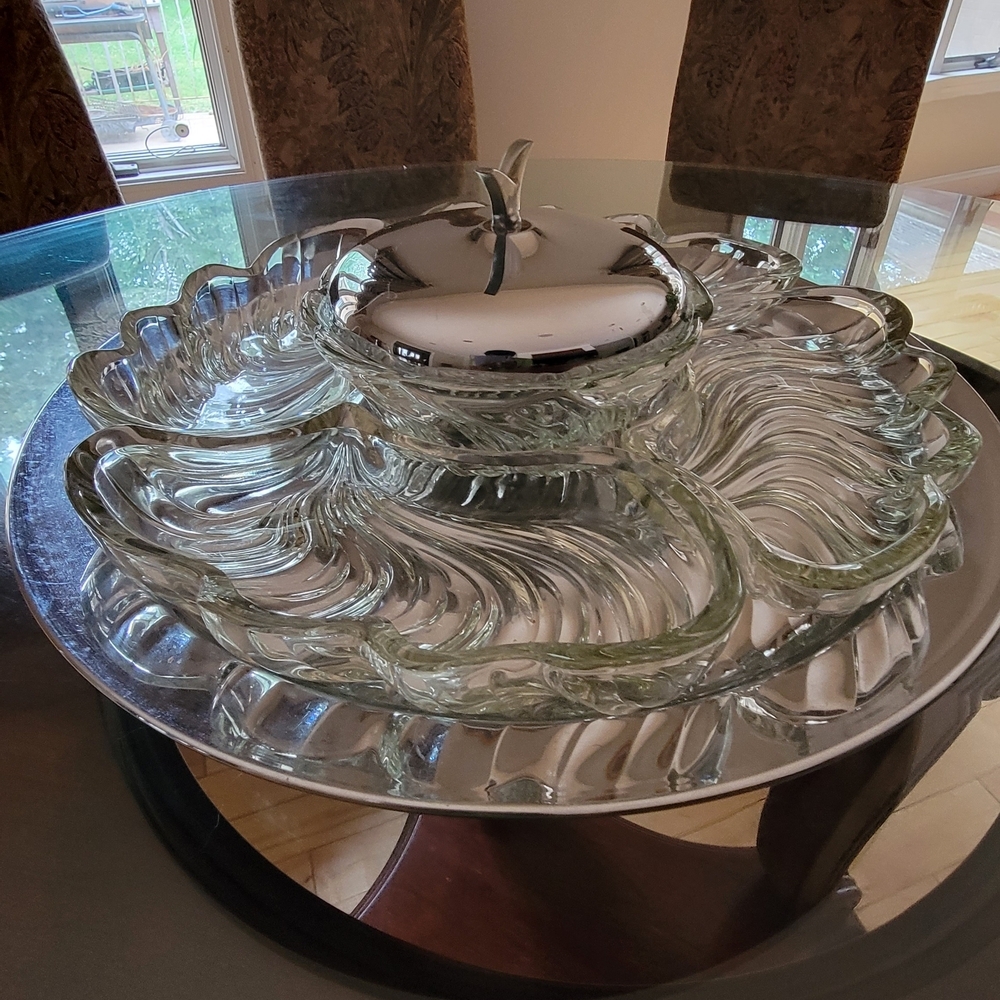 VTG-Kromex Lazy Susan Server - Picture 2 of 9